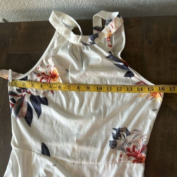 Summer Maxi Hawaiian Beach Halter Neck Formal Long Fall Wedding Guest Dresses - Picture 9 of 13